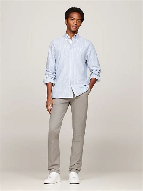 essential bleecker slim fit chinos|tommy hilfiger essential bleecker.